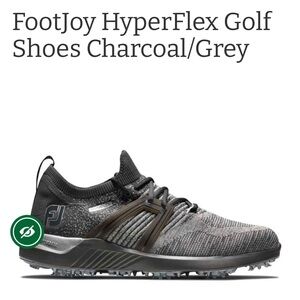 FootJoy HyperFlex Black and Gray Golf Shoes